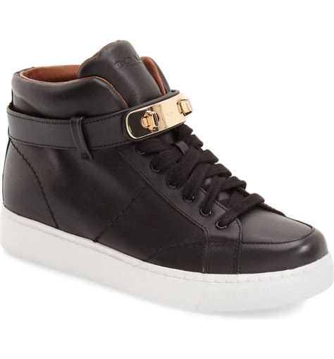 coach high top sneakers women's.